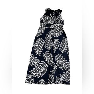 WOMENS NAVY FLORAL DRESS